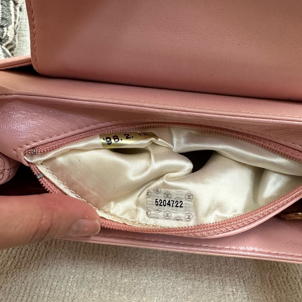 SOLD Chanel Kelly Vintage Bag Pink 1997-1999 - Picture 15 of 16